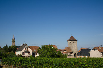 Image showing The village Dambach-la-Ville in France