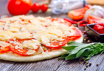 Image showing ingredients for pizza