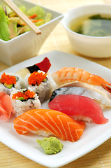 Image showing Sushi lunch