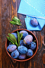 Image showing fresh plums