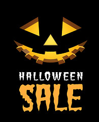 Image showing Halloween sale vector background