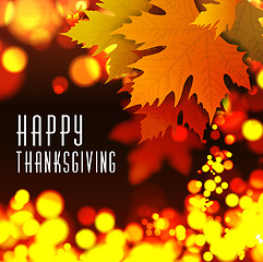 Image showing Happy thanksgiving vector background