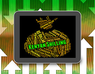 Image showing Kenyan Shilling Represents Foreign Currency And Forex