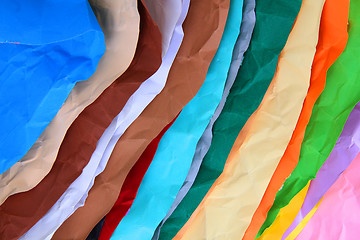 Image showing color papers stack