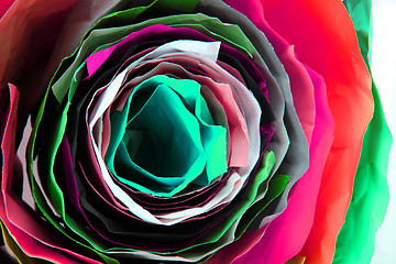 Image showing color paper roll background