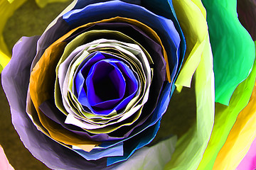 Image showing color paper roll background