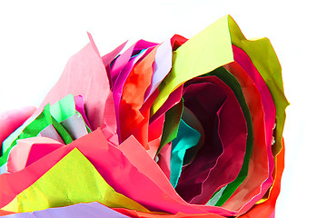 Image showing color paper roll background