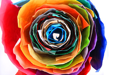 Image showing color paper roll background
