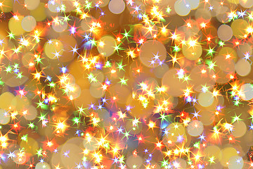 Image showing christmas lights texture