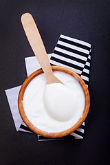 Image showing sour cream