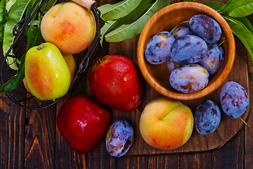 Image showing autumn fruits