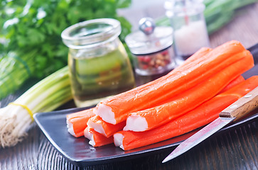 Image showing crab sticks