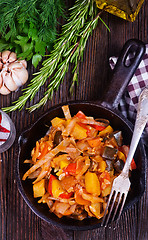 Image showing fried vegetables