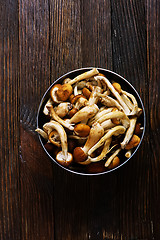 Image showing raw mushrooms