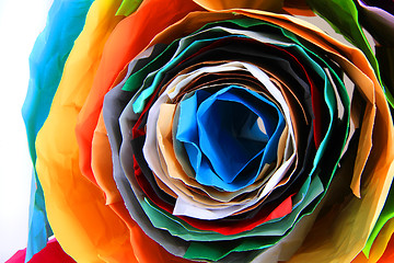 Image showing color paper roll background