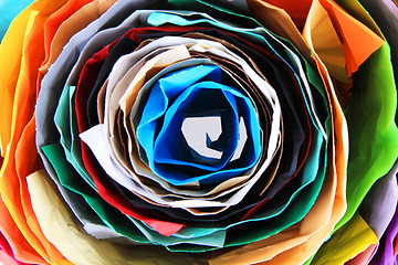 Image showing color paper roll background
