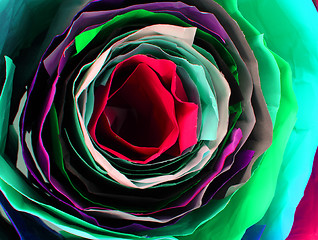 Image showing color paper roll background