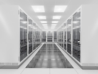 Image showing network server room