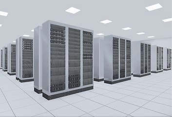 Image showing network server room