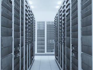 Image showing network server room