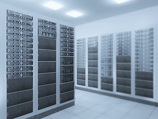 Image showing network server room