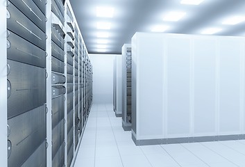 Image showing network server room