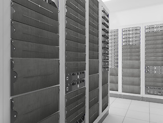 Image showing network server room