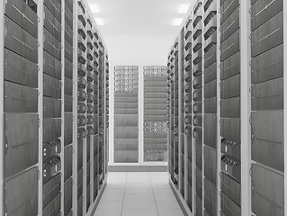 Image showing network server room