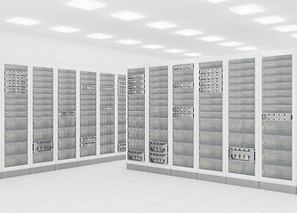 Image showing network server room