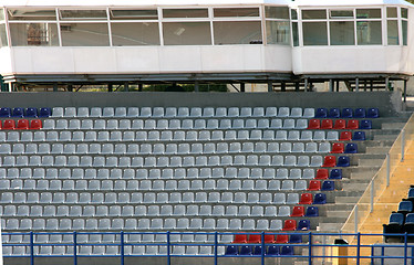 Image showing stadium empty seats