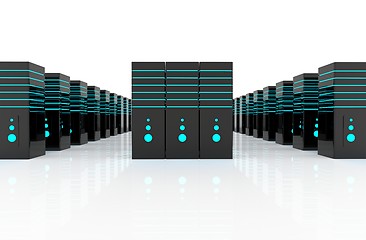 Image showing network server room