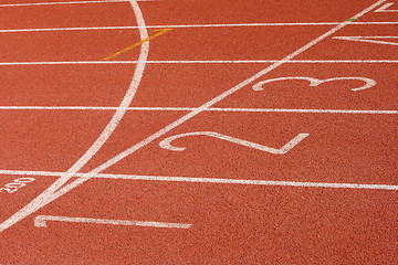 Image showing racetrack finish line