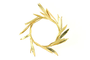 Image showing gold wreath