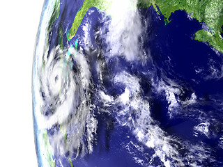 Image showing Hurricane near Florida