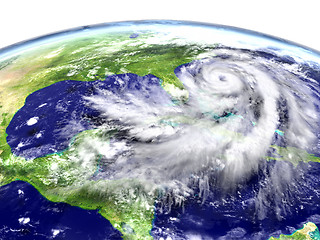 Image showing Huge hurricane