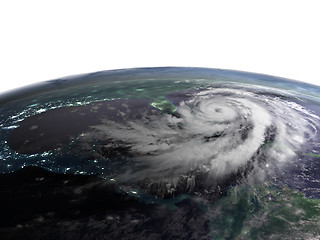 Image showing Hurricane night view