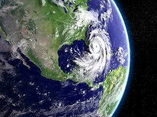 Image showing Hurricane above Florida