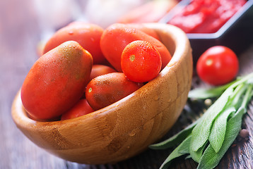 Image showing tomato and sauce