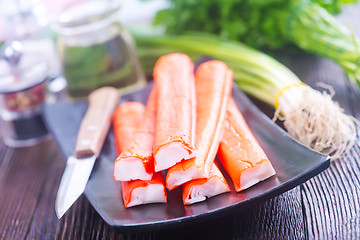 Image showing crab sticks