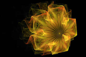 Image showing Fractal image is: virtual flowers.