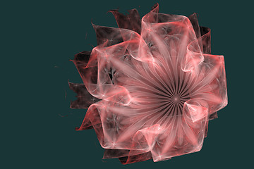 Image showing Fractal image is: virtual flowers.