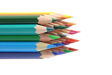 Image showing isolated color pencils