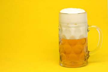 Image showing beer mug with copyspace