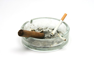 Image showing dirty ashtray