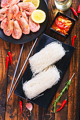 Image showing rice noodles