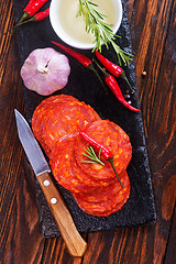 Image showing Chorizo