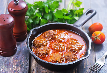 Image showing meat balls