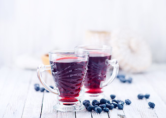 Image showing blueberry juice