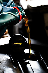 Image showing Fresh motor oil