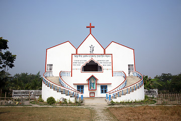 Image showing The Catholic Church in Ranigarh, West Bengal, India